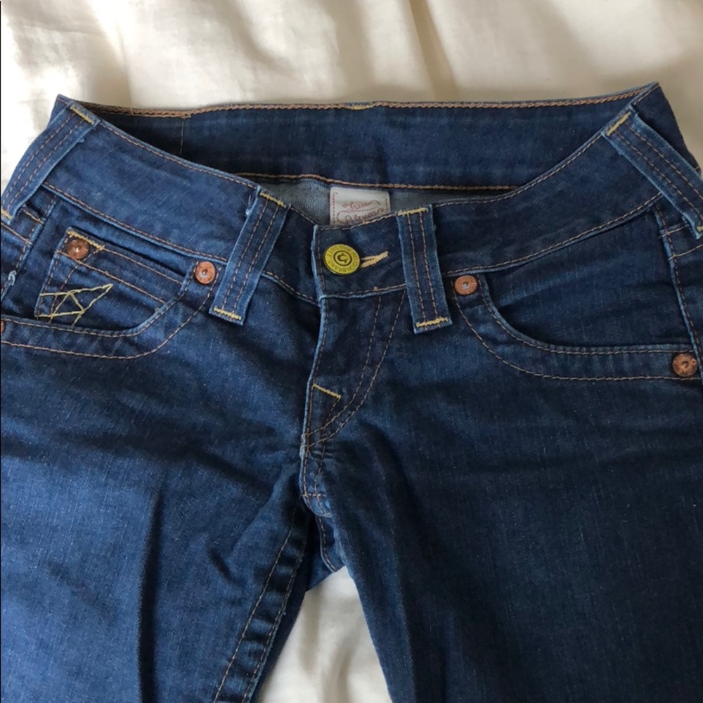 True Religion Skinny Cropped Jeans
